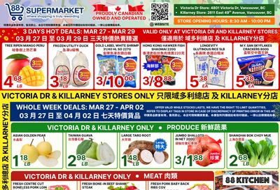88 Supermarket Flyer March 27 to April 2