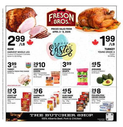 Freson Bros. Flyer April 3 to 9