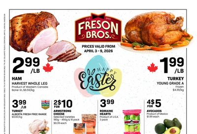 Freson Bros. Flyer April 3 to 9
