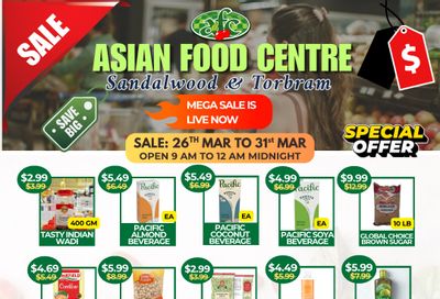 Asian Food Centre (Torbram Rd.) Flyer March 26 to 31