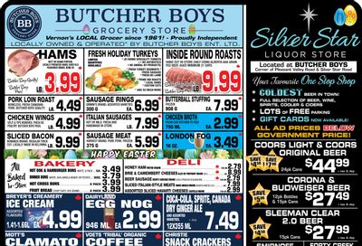 Butcher Boys Grocery Store Flyer March 27 to April 6