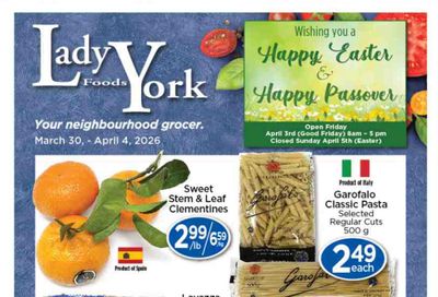 Lady York Foods Flyer March 30 to April 4