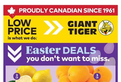 Giant Tiger (West) Flyer April 1 to 7