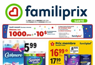 Familiprix Sante Flyer April 2 to 8