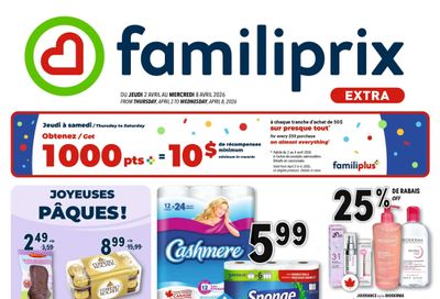 Familiprix Extra Flyer April 2 to 8