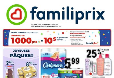 Familiprix Flyer April 2 to 8