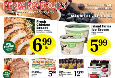 Ferraro Foods Bi-Weekly Flyer March 31 to April 13