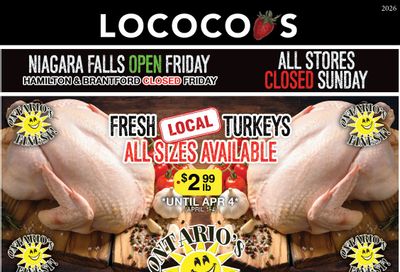 Lococo's Flyer April 1 to 4
