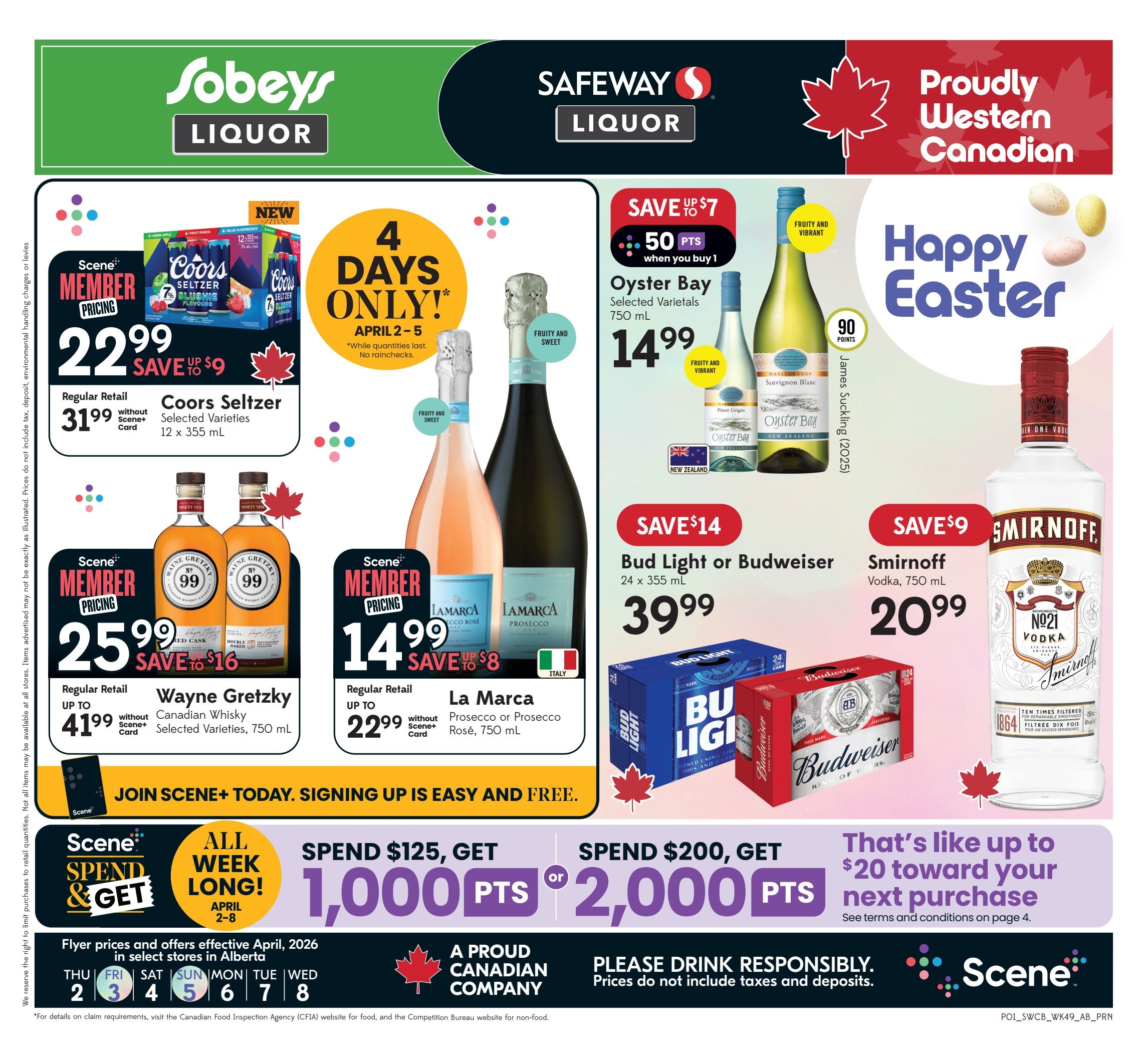 Sobeys/Safeway (AB) SWCB Flyer April 2 to 8