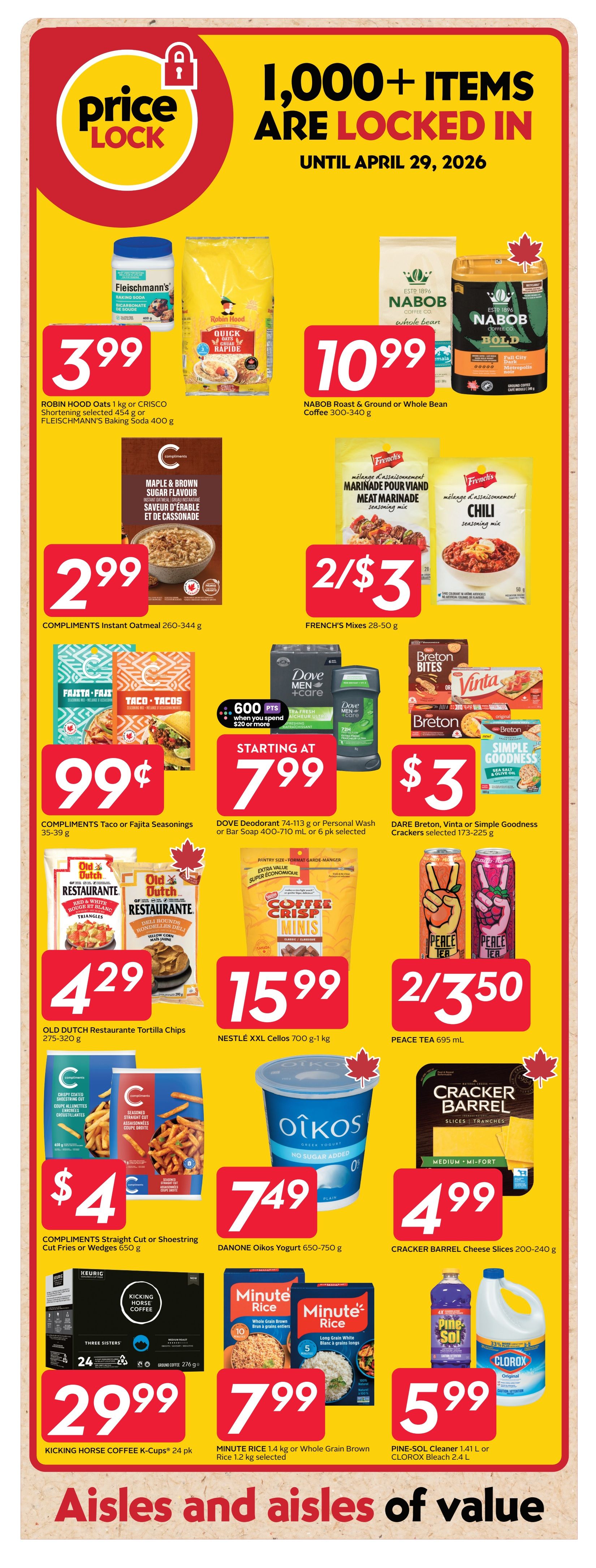 Sobeys/Safeway (SK & MB) Flyer April 2 to 8