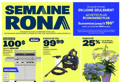 Rona & Rona+ (QC) Flyer April 2 to 8