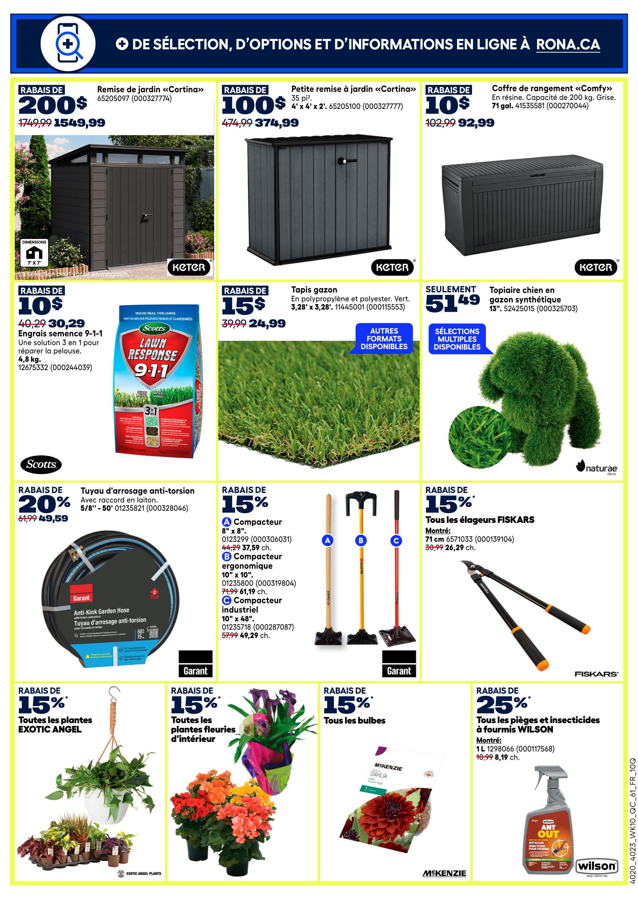 Rona & Rona+ (QC) Flyer April 2 to 8