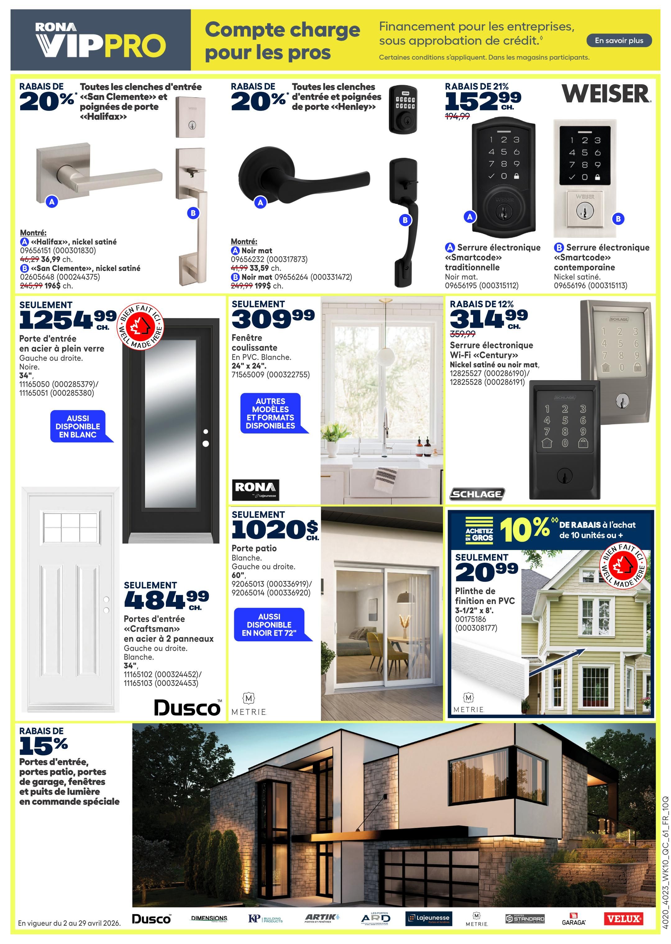 Rona & Rona+ (QC) Flyer April 2 to 8