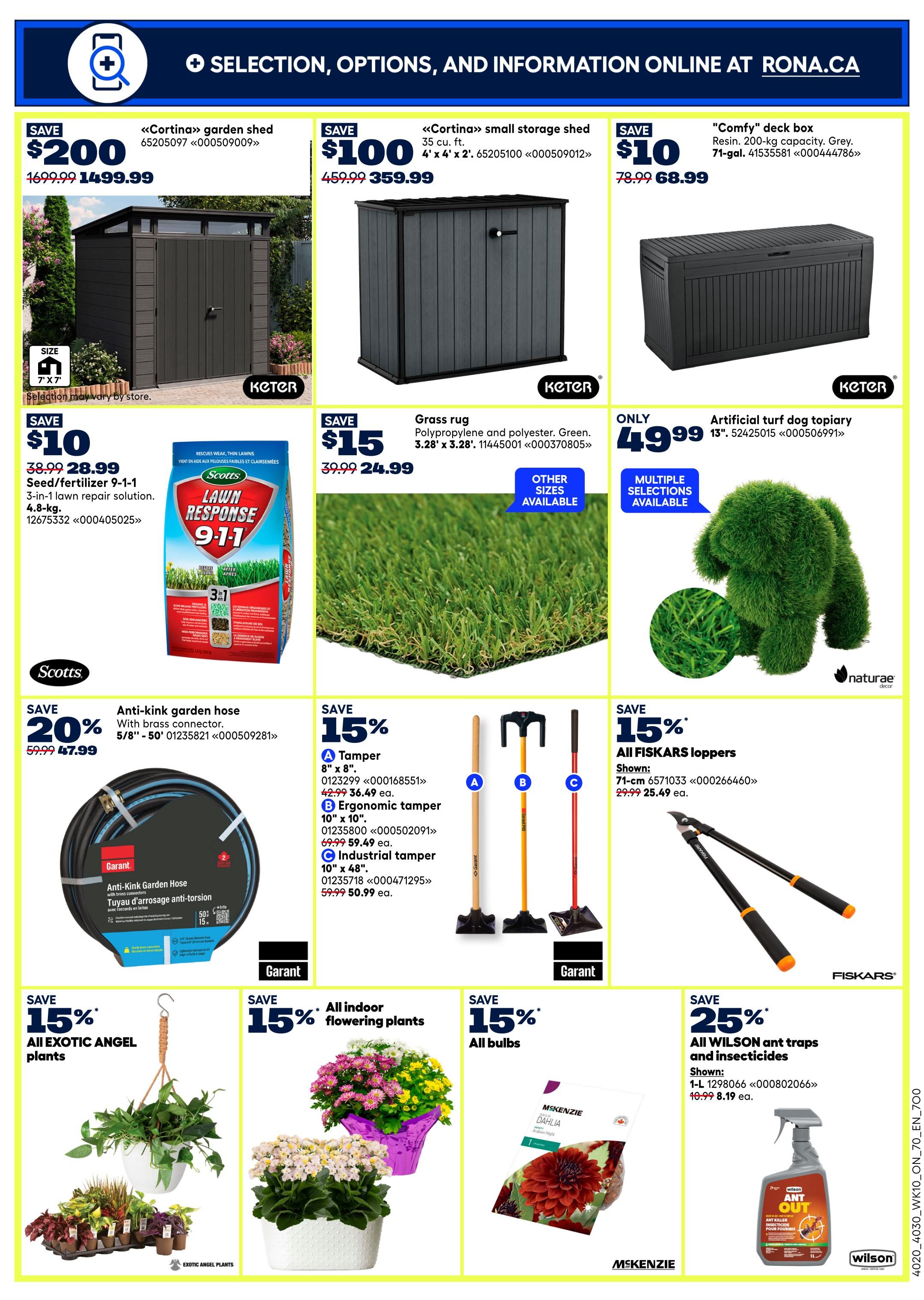 Rona & Rona+ (ON) Flyer April 2 to 8