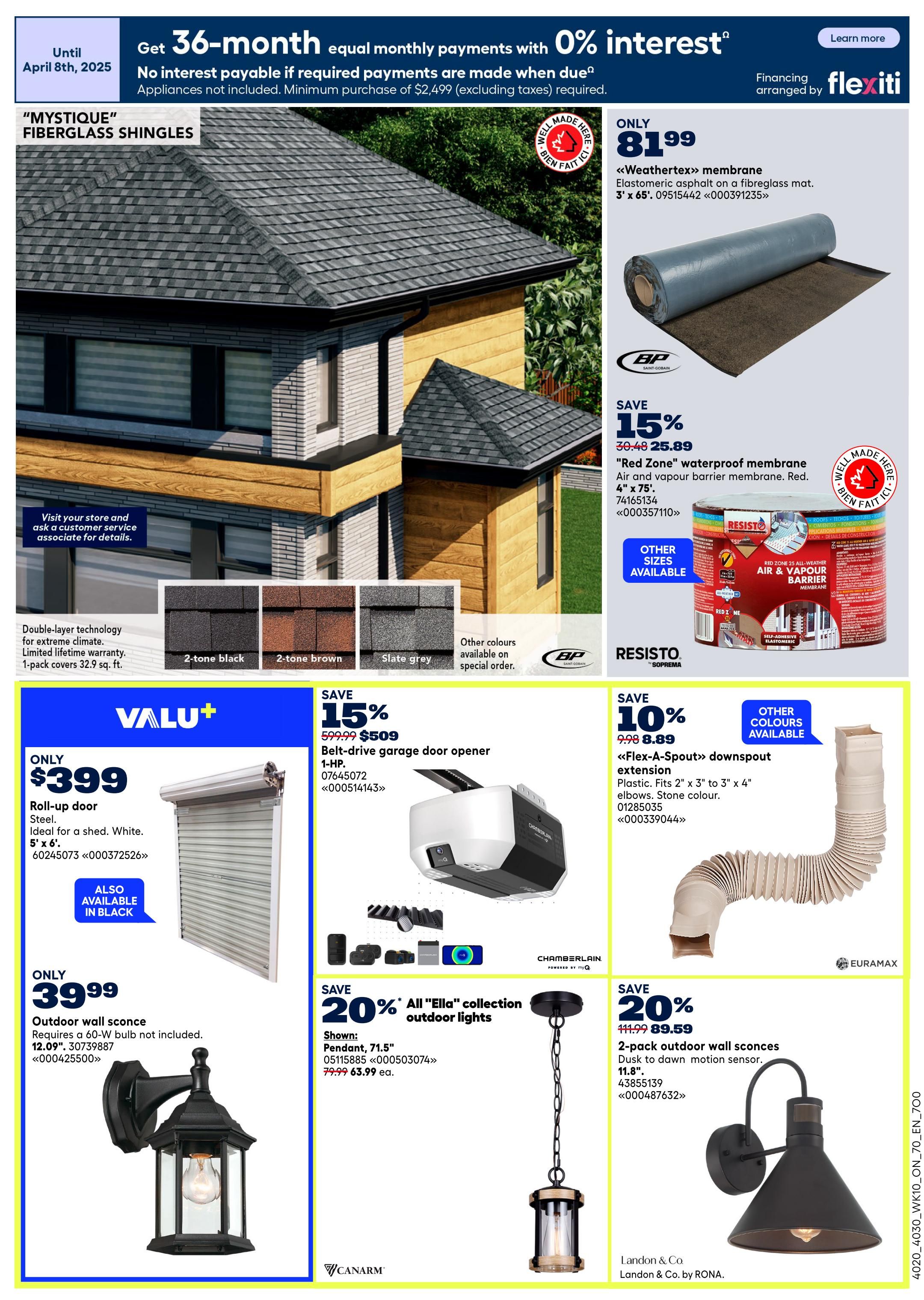 Rona & Rona+ (ON) Flyer April 2 to 8