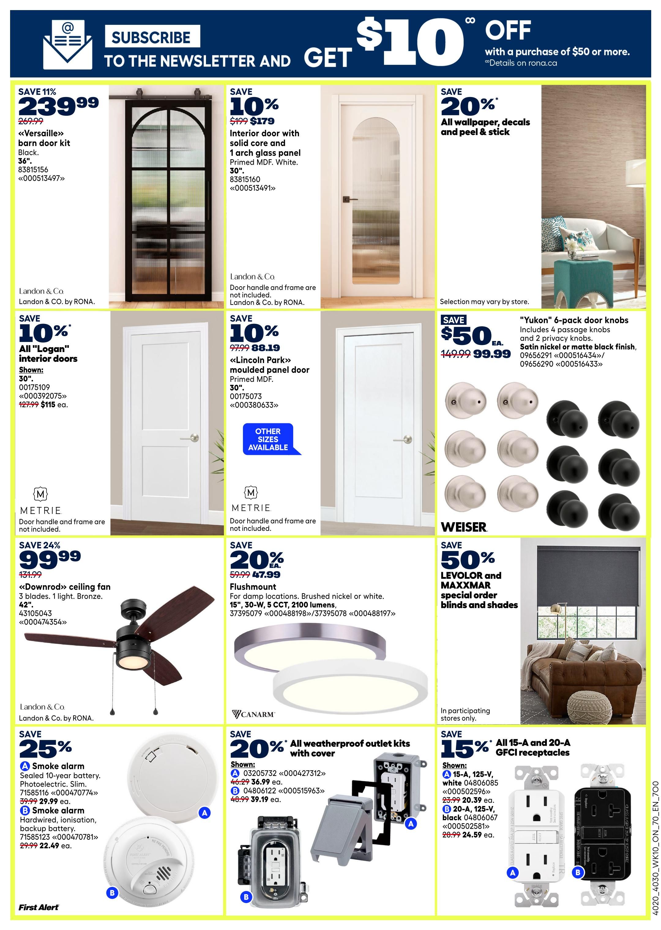 Rona & Rona+ (ON) Flyer April 2 to 8