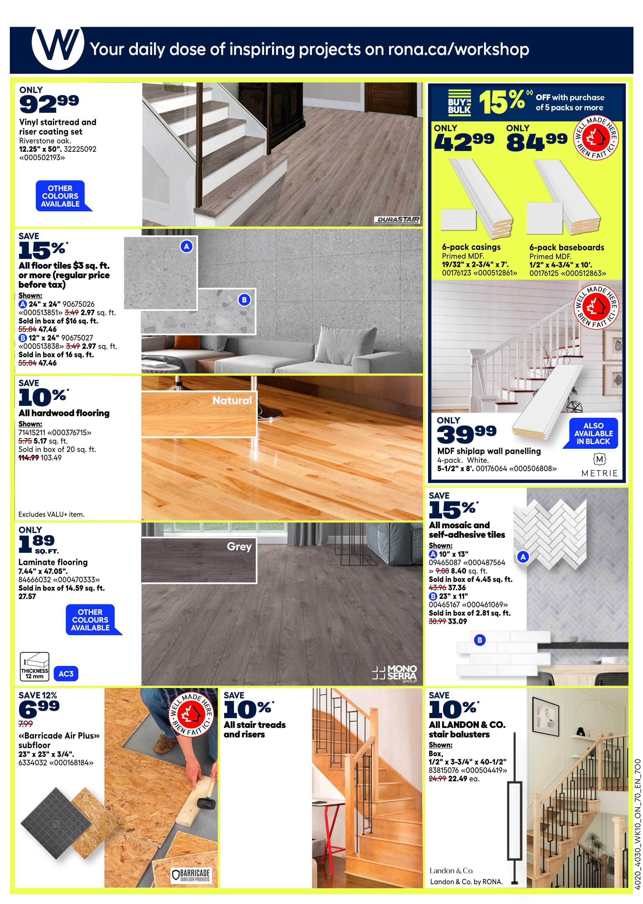 Rona & Rona+ (ON) Flyer April 2 to 8
