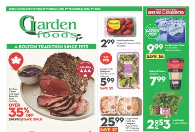 Garden Foods Flyer April 2 to 4