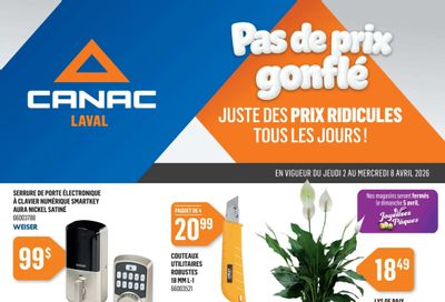 Canac Flyer April 2 to 8