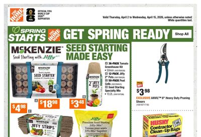 Home Depot (ON) Flyer April 2 to 15