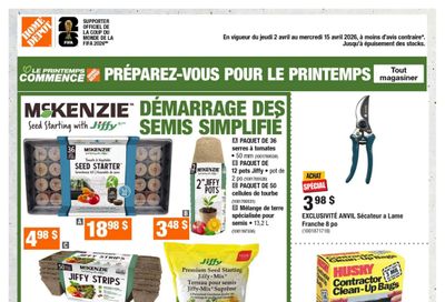 Home Depot (QC) Flyer April 2 to 15