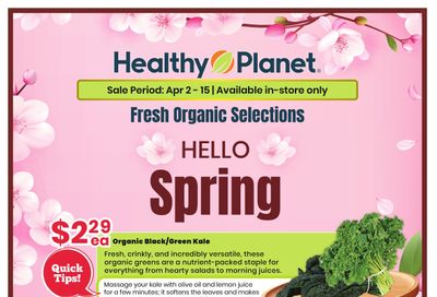 Healthy Planet Flyer April 2 to 15