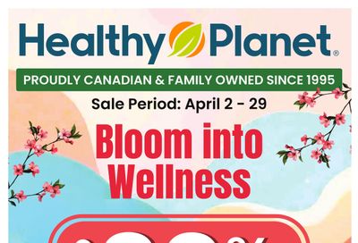 Healthy Planet Flyer April 2 to 29