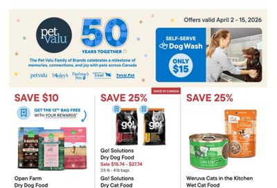 Pet Valu Flyer April 2 to 15