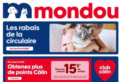 Mondou Flyer April 2 to 15