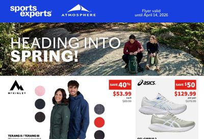 Sports Experts Flyer April 1 to 14