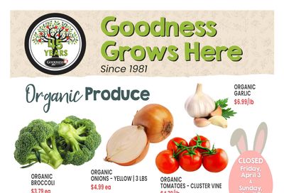 Goodness Me Flyer April 1 to 7