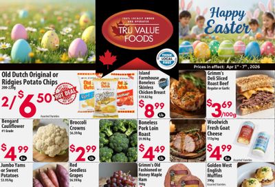 Tru Value Foods Flyer April 1 to 7