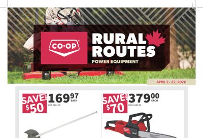 Co-op (West) Rural Routes Flyer April 2 to 22