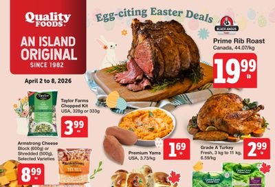 Quality Foods Flyer April 2 to 8