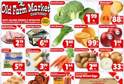 The Old Farm Market (Courtenay) Flyer April 2 to 8