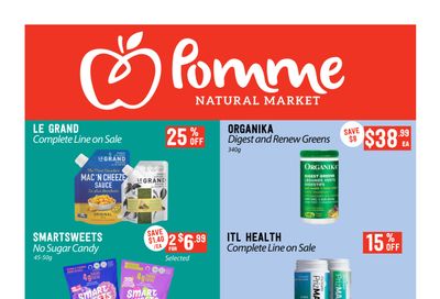 Pomme Natural Market Monthly Specials Flyer April 2 to 29
