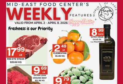 Mid-East Food Centre Flyer April 2 to 8