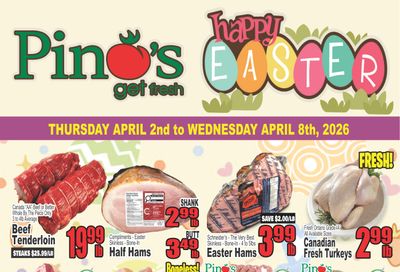 Pino's Flyer April 2 to 8