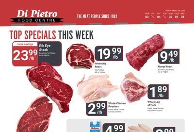 Di Pietro Food Centre Flyer April 2 to 8