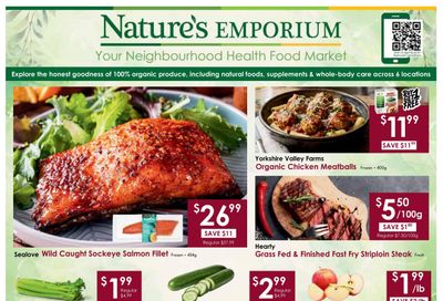 Nature's Emporium Bi-Weekly Flyer April 2 to 15