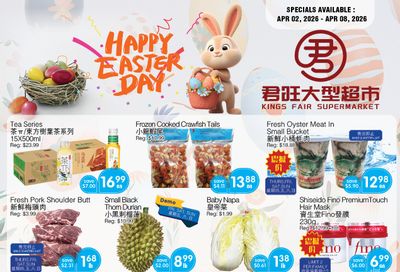 Kings Fair Supermarket Flyer April 2 to 8
