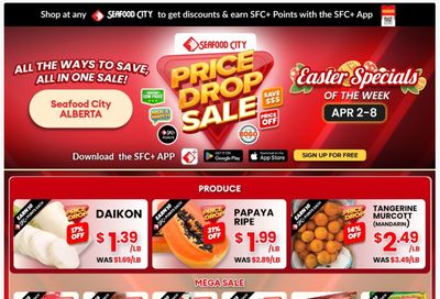 Seafood City Supermarket (AB) Flyer April 2 to 8
