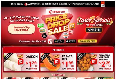 Seafood City Supermarket (MB) Flyer April 2 to 8