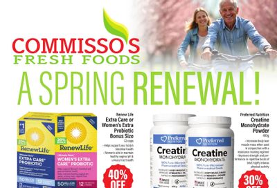 Commisso's Fresh Foods Wellness Flyer April 3 to 16