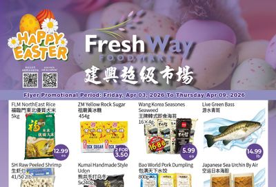 FreshWay Foodmart Flyer April 3 to 9