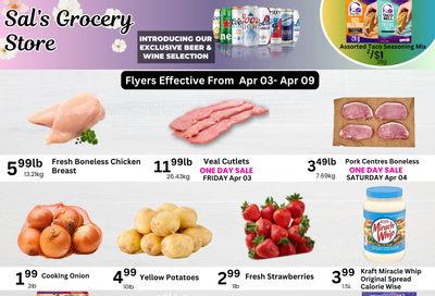 Sal's Grocery Flyer April 3 to 9