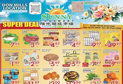 Sunny Foodmart (Don Mills) Flyer April 3 to 9