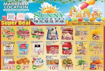 Sunny Foodmart (Markham) Flyer April 3 to 9