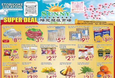 Sunny Foodmart (Etobicoke) Flyer April 3 to 9