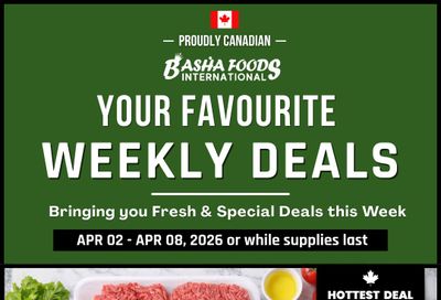 Basha Foods International Flyer April 2 to 8